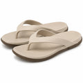 Infradito 42/43 in materiale sintetico beige con suola antiscivolo per tempo libero