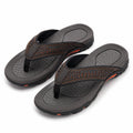 Infradito 38/39 in materiale sintetico nero e arancione con suola antiscivolo