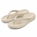Infradito 40/41 in materiale sintetico beige - suola sagomata per uso estivo
