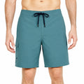 Costume da bagno uomo XL turchese in tessuto sintetico con tasca laterale e coulisse